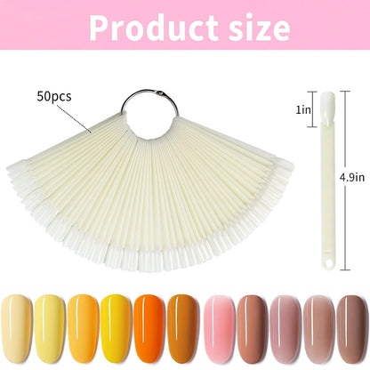 Nail Swatch Sticks with Ring