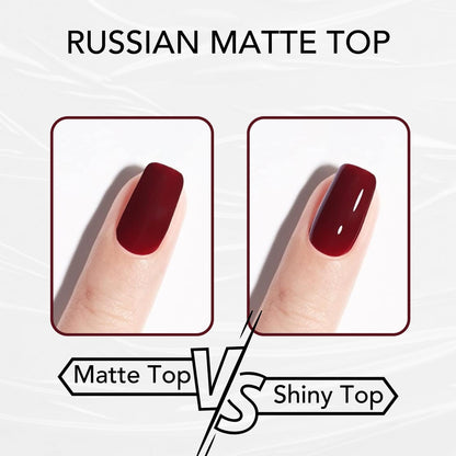 Matte Top Coat | Soak-Off Gel No Wipe | 0.5oz