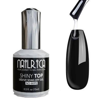 Shiny Top Coat | Soak-Off Gel No Wipe | 0.5oz